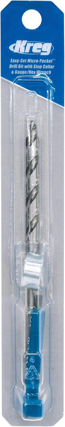 Kreg KPHA540 Micro Drill Bit & Stop Collar