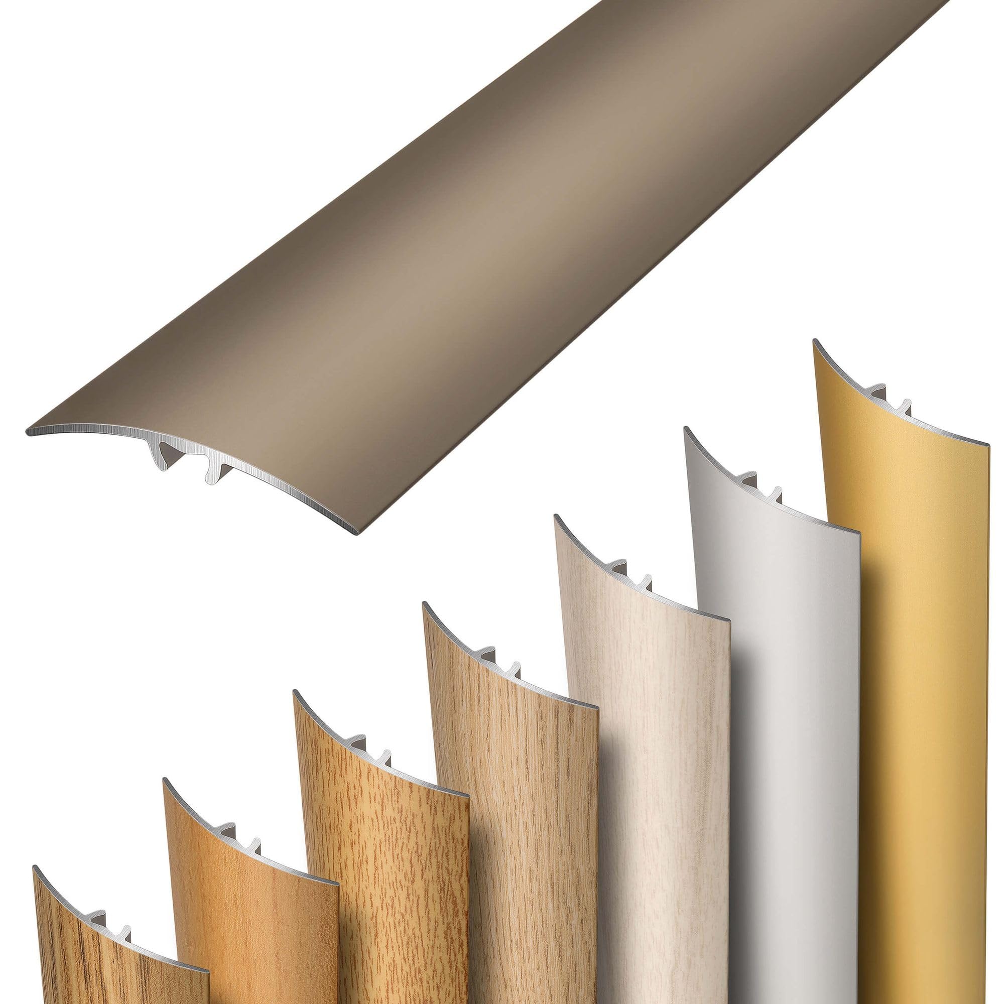 Dalsys Transition Profile, self-Adhesive 93cm x 37mm Champagne Aluminium