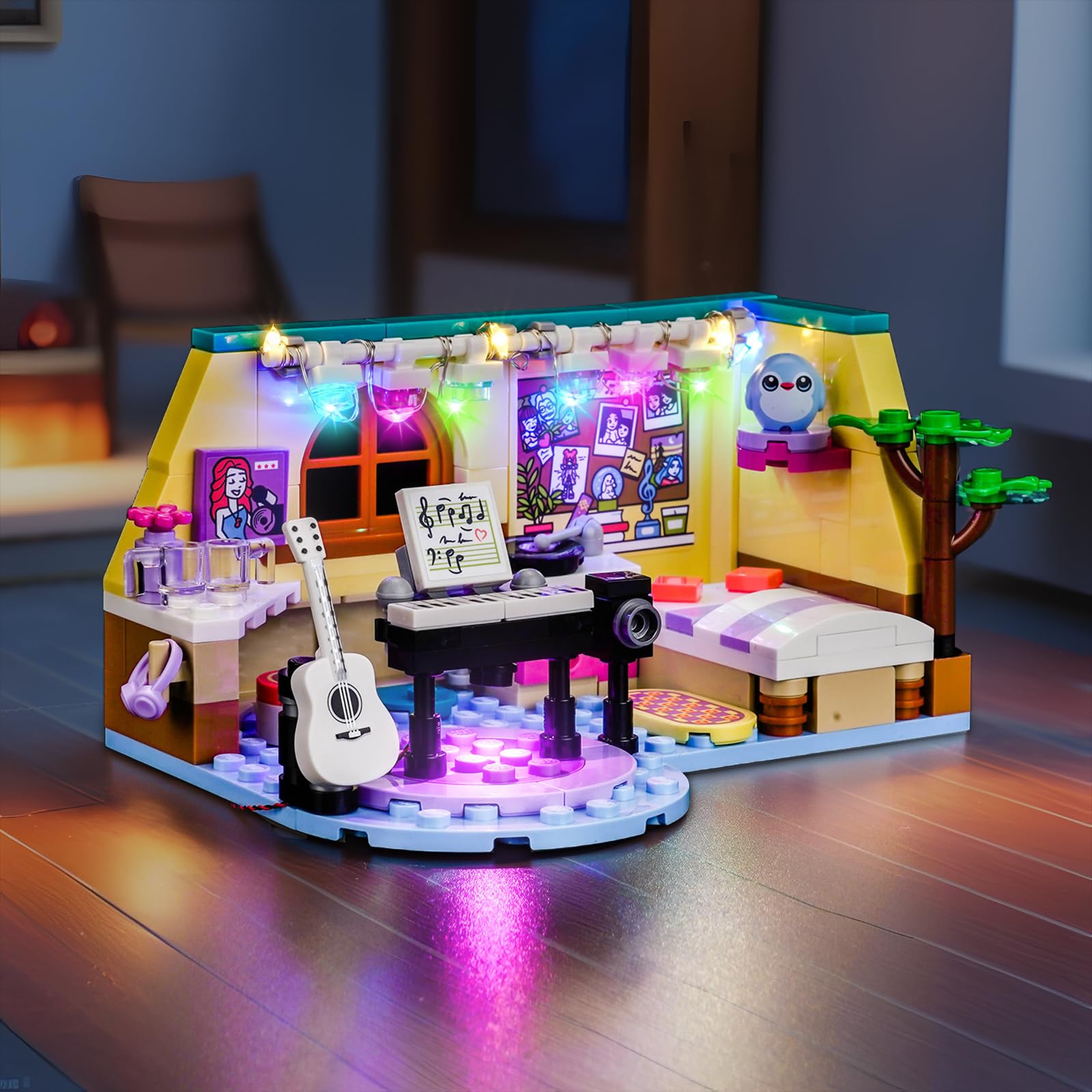 Kit d'éclairage LED compatible avec Lego Paisley's Room 42647 (pas de modèle), kit d'éclairage décoratif compatible avec Lego 42647 Paisley's Room Jouet créatif - 5