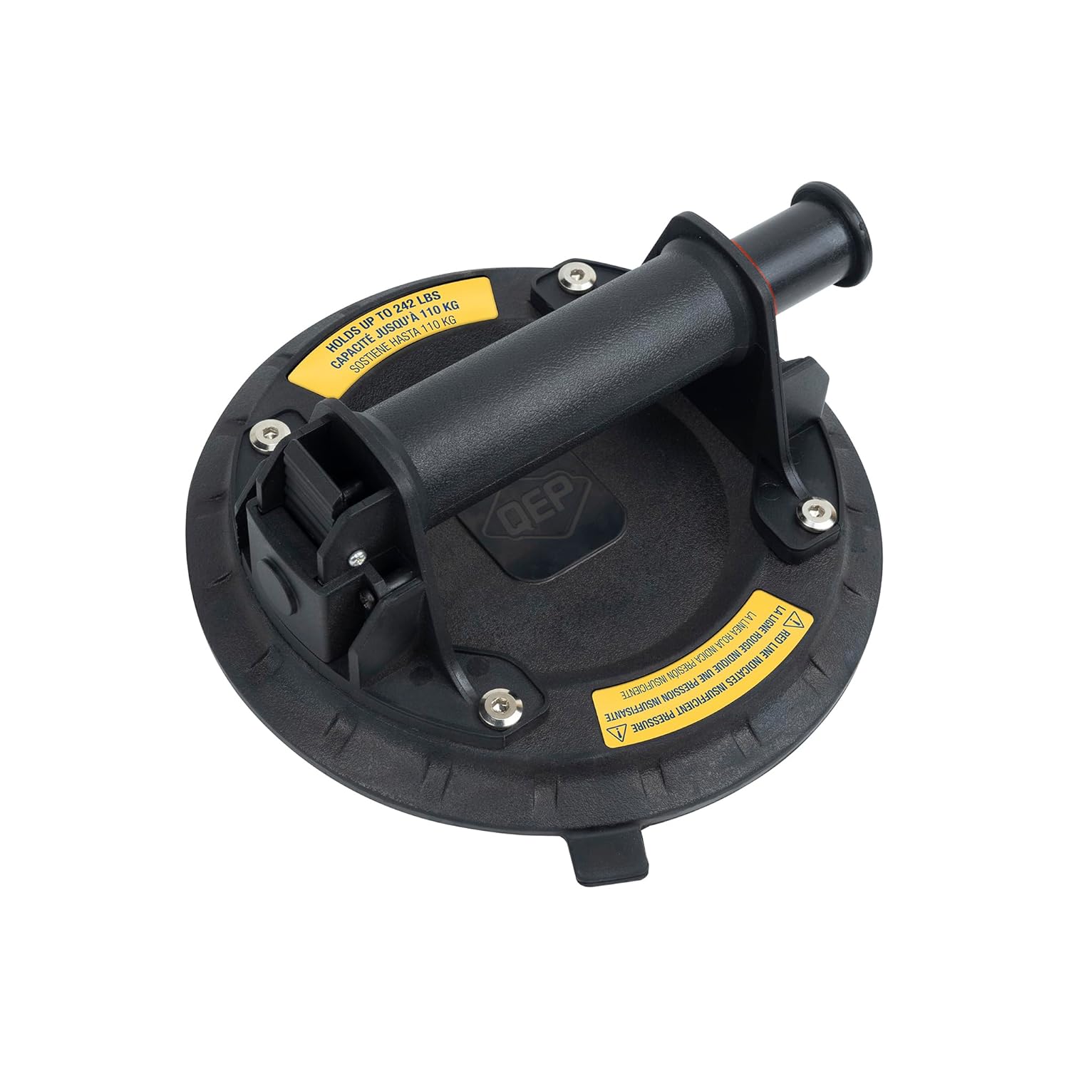 QEP 75022 Vacuum Pump Suction Cup, 8" - Blue 285 Lb. Lifting Capacity