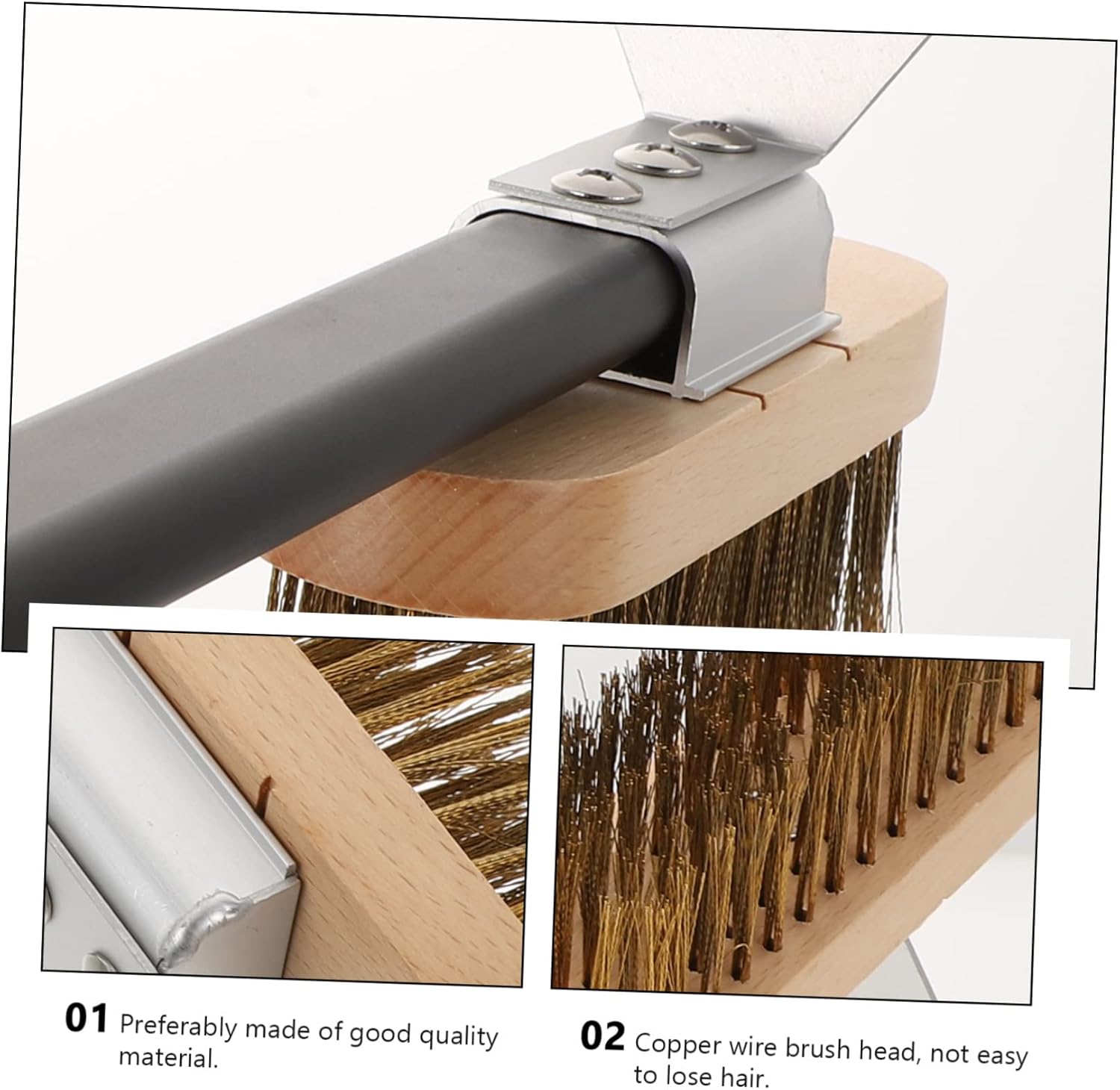 Unique Scraper BBQ Cleaning Brush Grill Cleaner Brush Oven Cleaning Supply