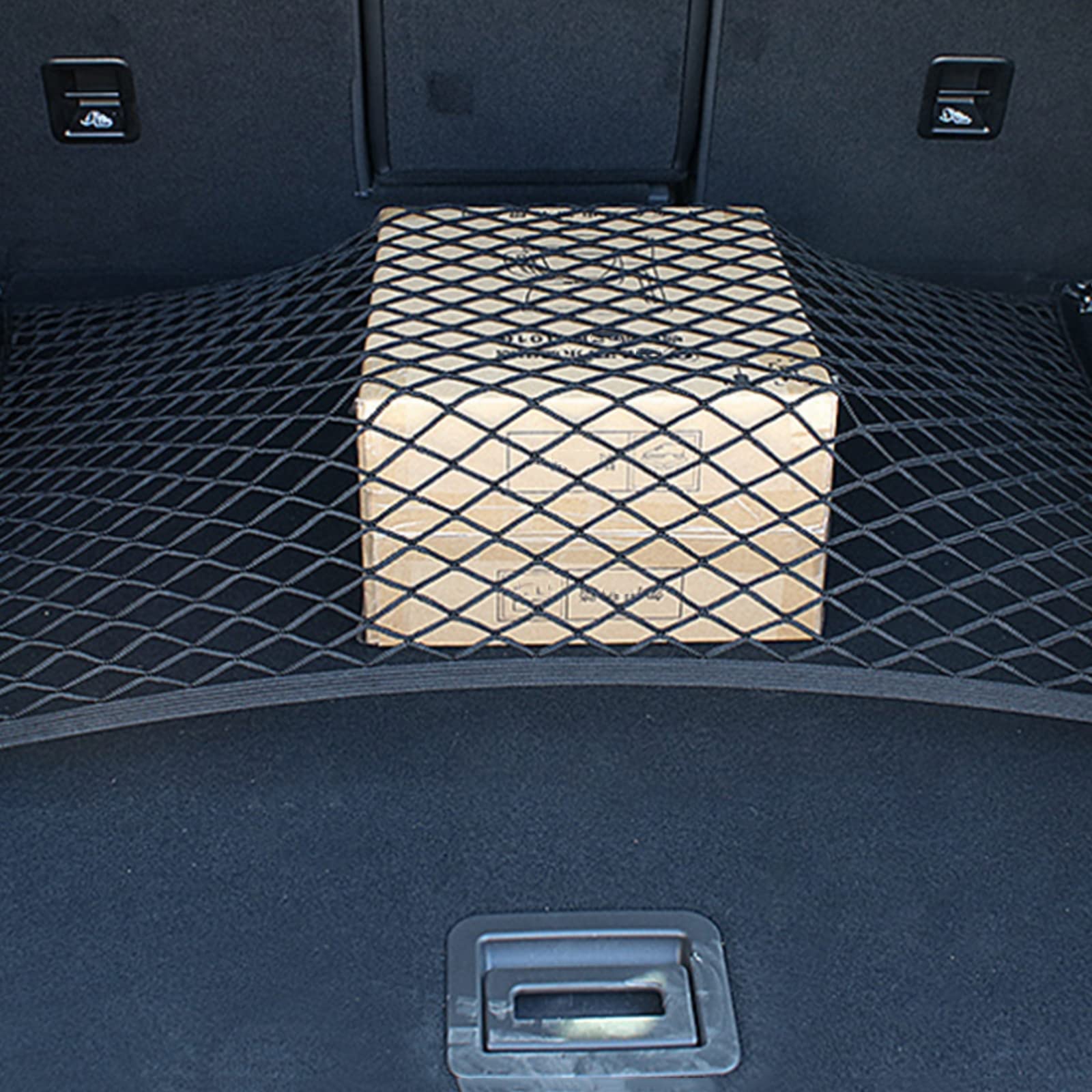 Filet de chargement pour VUS, Jeep, camion – 50 x 80 cm – En nylon style enveloppe pour une organisation sécurisée, robuste