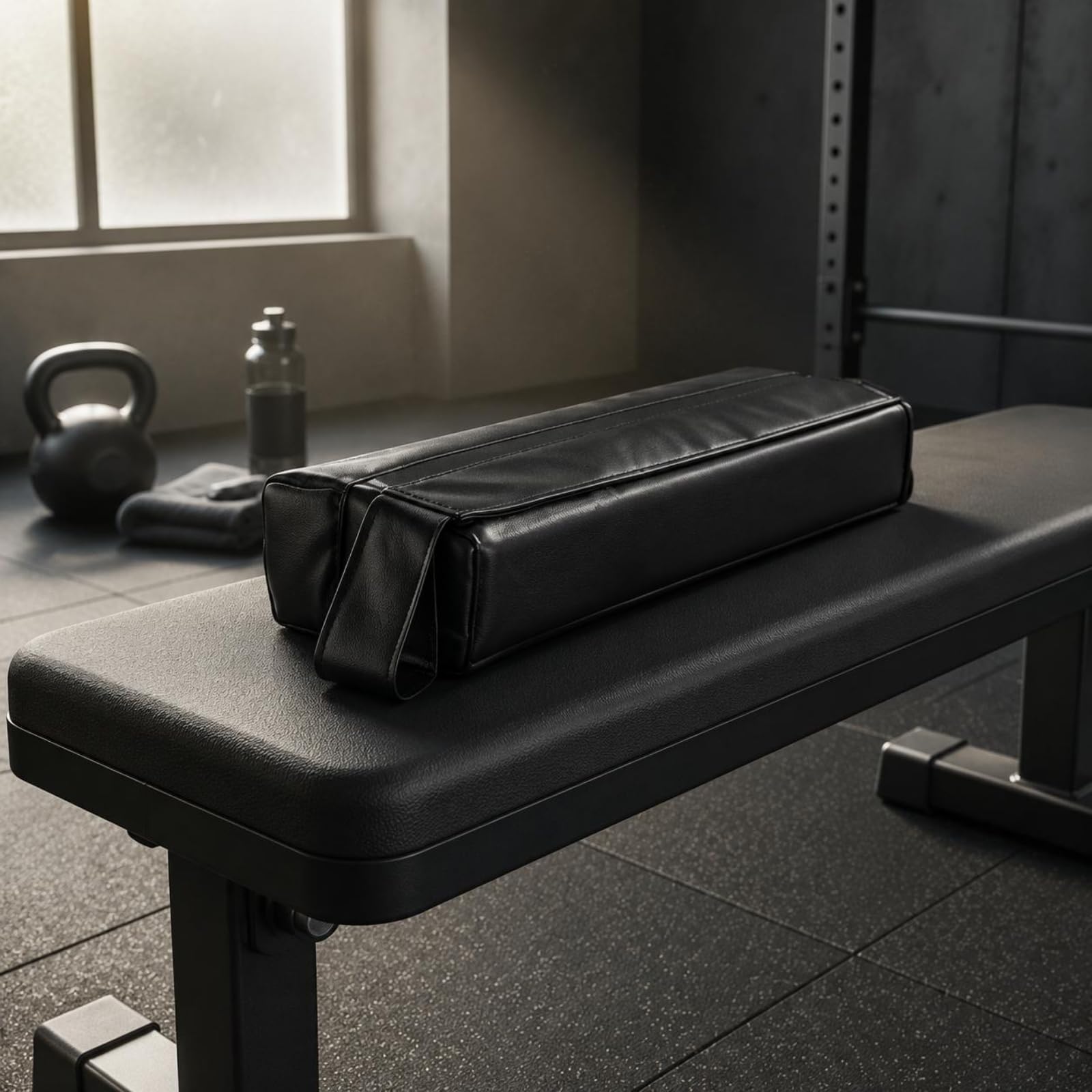 Almohadilla para Barra Cuadrada Almohadilla Hombros Protector Barra Funda Acolchada Cojín Fitness de Oxford para Sentadillas Press de Pecho Puente, Piedra Veteada