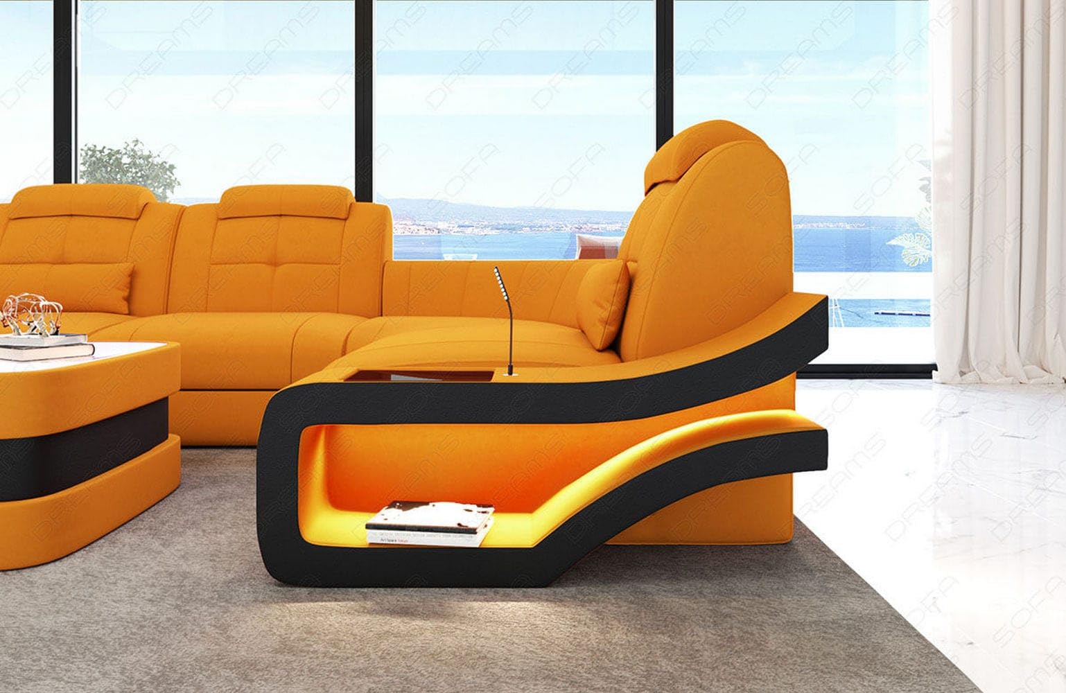 Sofa Dreams Stoff Ecksofa Elena L-Form