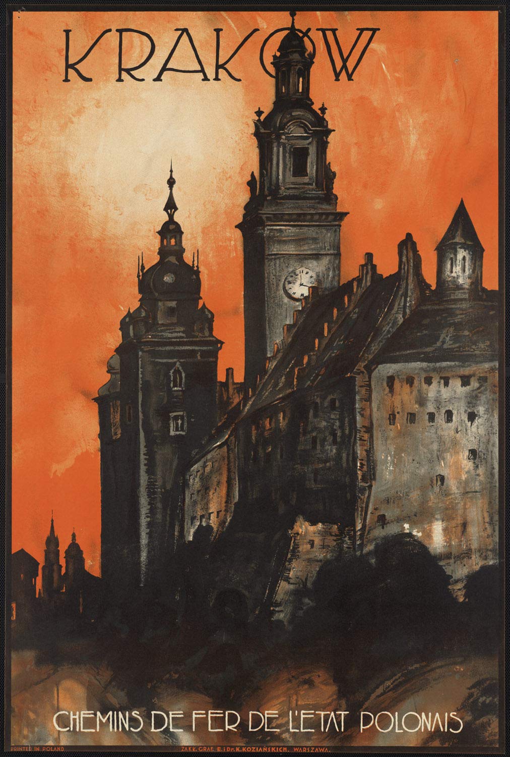 Bioprocess Krakow Poland Polish Travel Metal Tin Sign Poster Wall Plaque Tin Sign 8X12 Inch