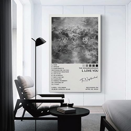 Miniatura 3 de Póster de The Neighborhood I Love You, póster de vinilo con música (25) lienzo decorativo para dormitorio, moderno, para el hogar, impresiones
