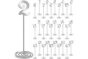 Elegant Metal Table Numbers for Memorable Occasions