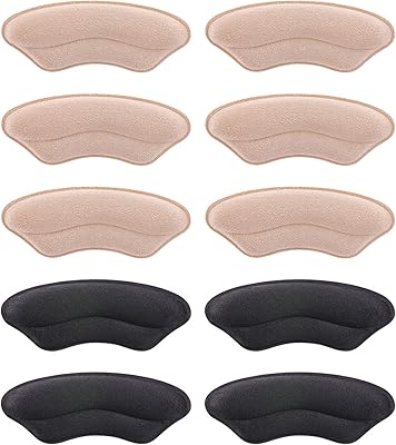 Heel Pads for Shoes That are Too Big, Heel Cushion Inserts for Loose Shoes for Men and Women, Heel Grips/Heel Protectors/Shoe Filler to Make Shoes Fit Tighter (Multicolor,5 Pairs)