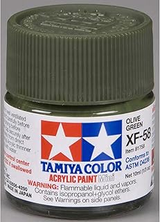 TAMIYA Acrylic Mini XF58 Olive Green TAM81758 Plastics Paint Acrylic