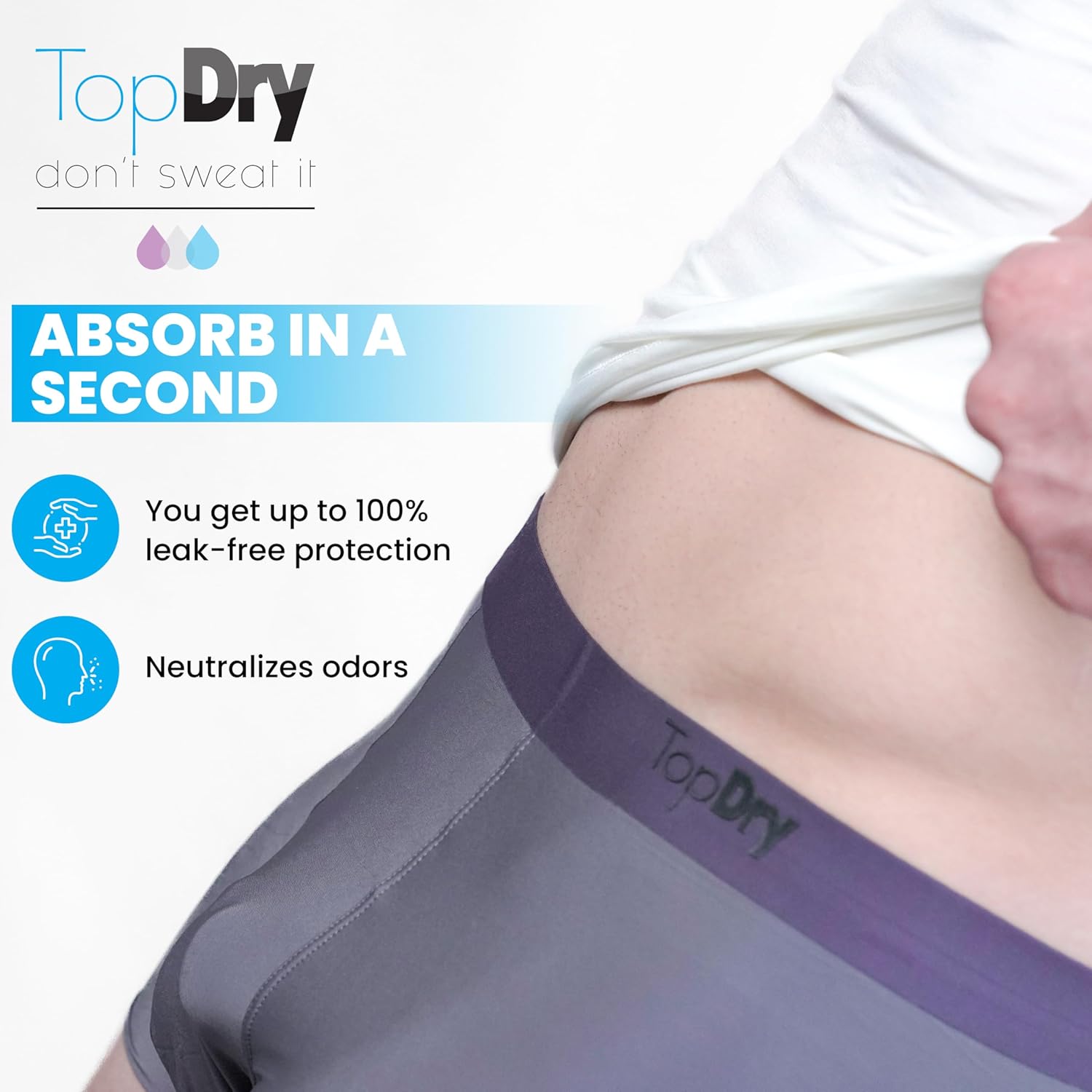 TopDry Ice Silk Mens Underwear 3-Pack - Image 6