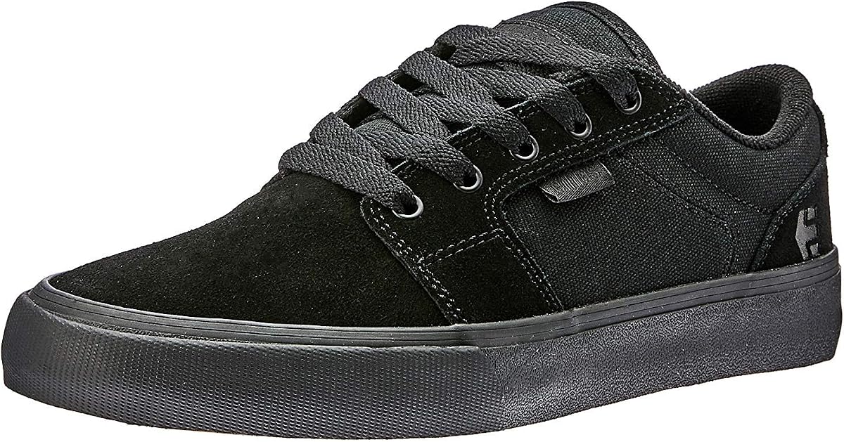 Etnies Barge LS – Aspecto clásico de skate, Silhoutte vulcanizado delgado, cuello blindado robusto, vulc reforzado