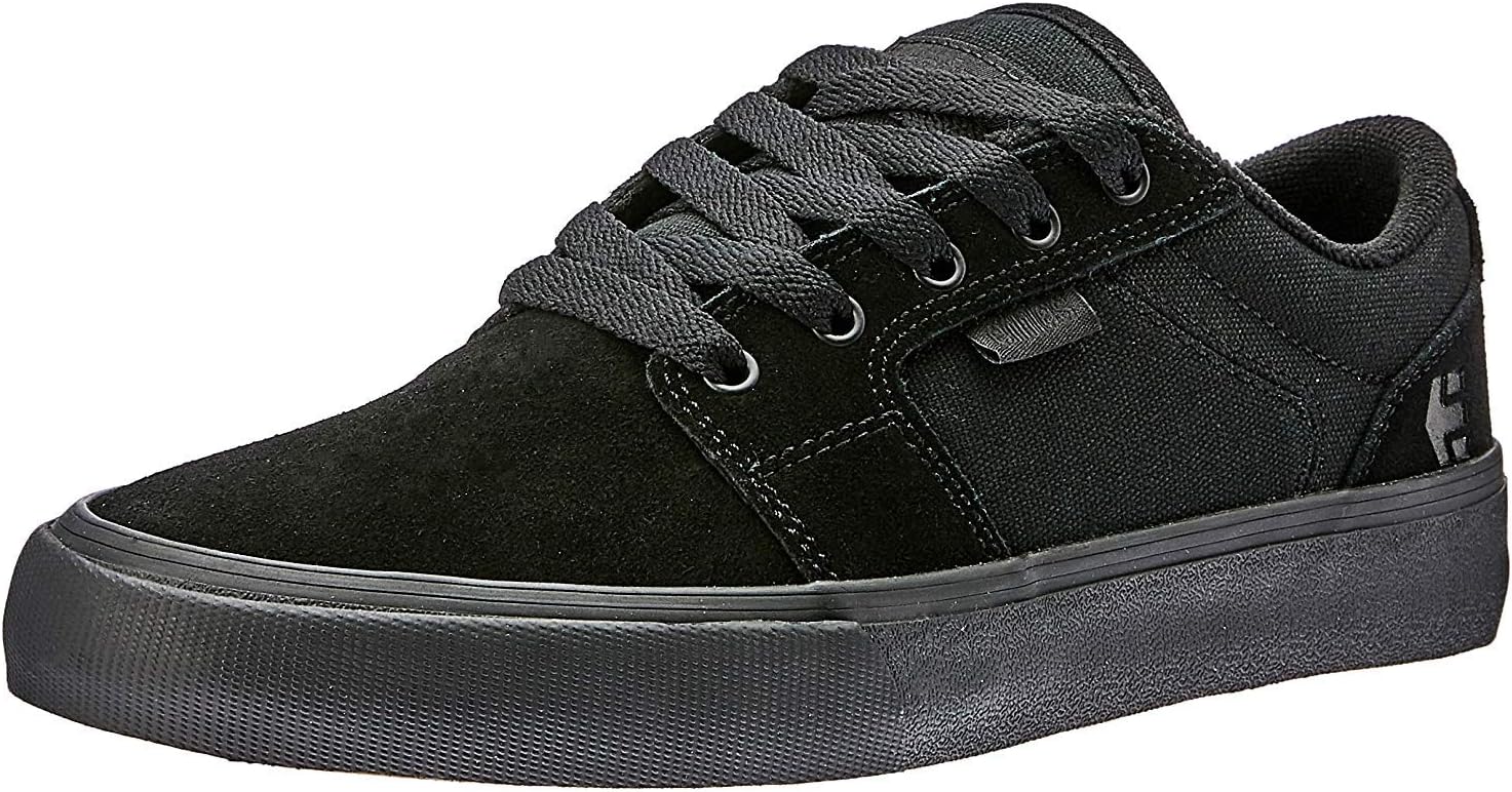 Men's Barge LS Skateboarding Shoe, Black/Dark Grey/Gum, 5 M US