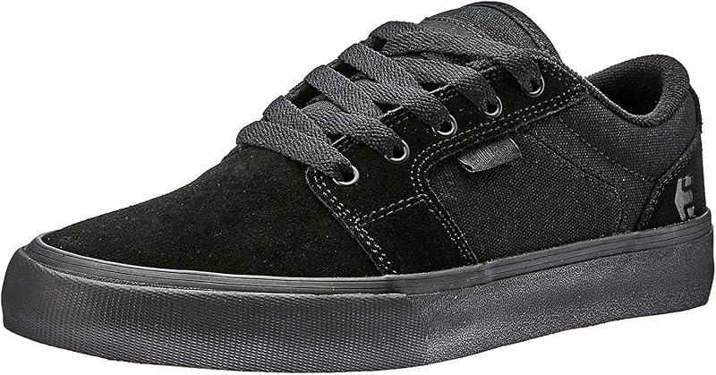 Etnies Barge LS – Aspecto clásico de skate, Silhoutte vulcanizado delgado, cuello blindado robusto, vulc reforzado