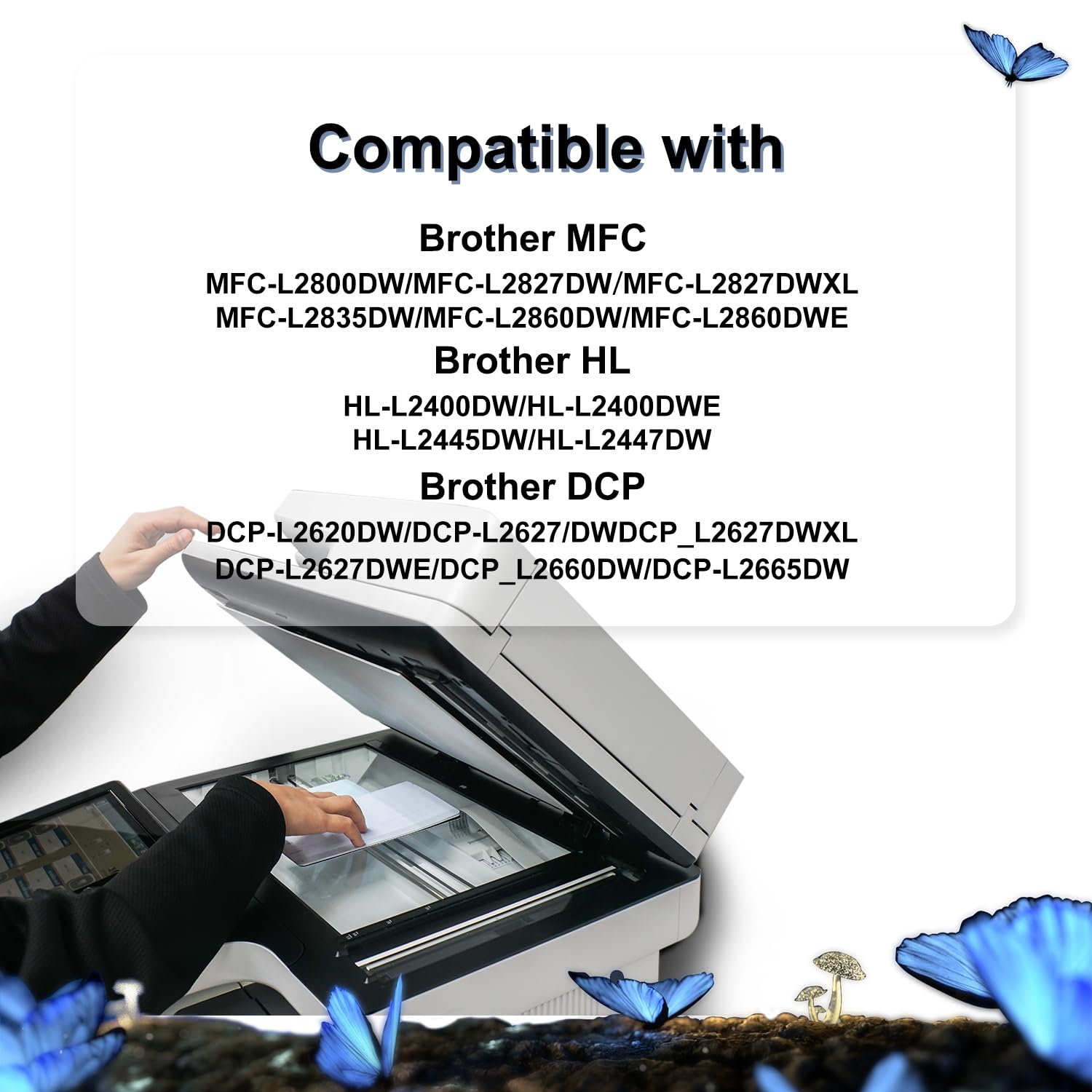 LOSMANN DR2510 Tambour Compatible pour Brother DR-2510 pour Brother HL-L2400DW HL-L2445DW DCP-L2660DW DCP-2620DW DCP-L2627DWE MFC-L2800DW MFC-2835DW MFC-L2860DW MFC-L2827DWXL MFC-L2827DW MFC-L2827DWE