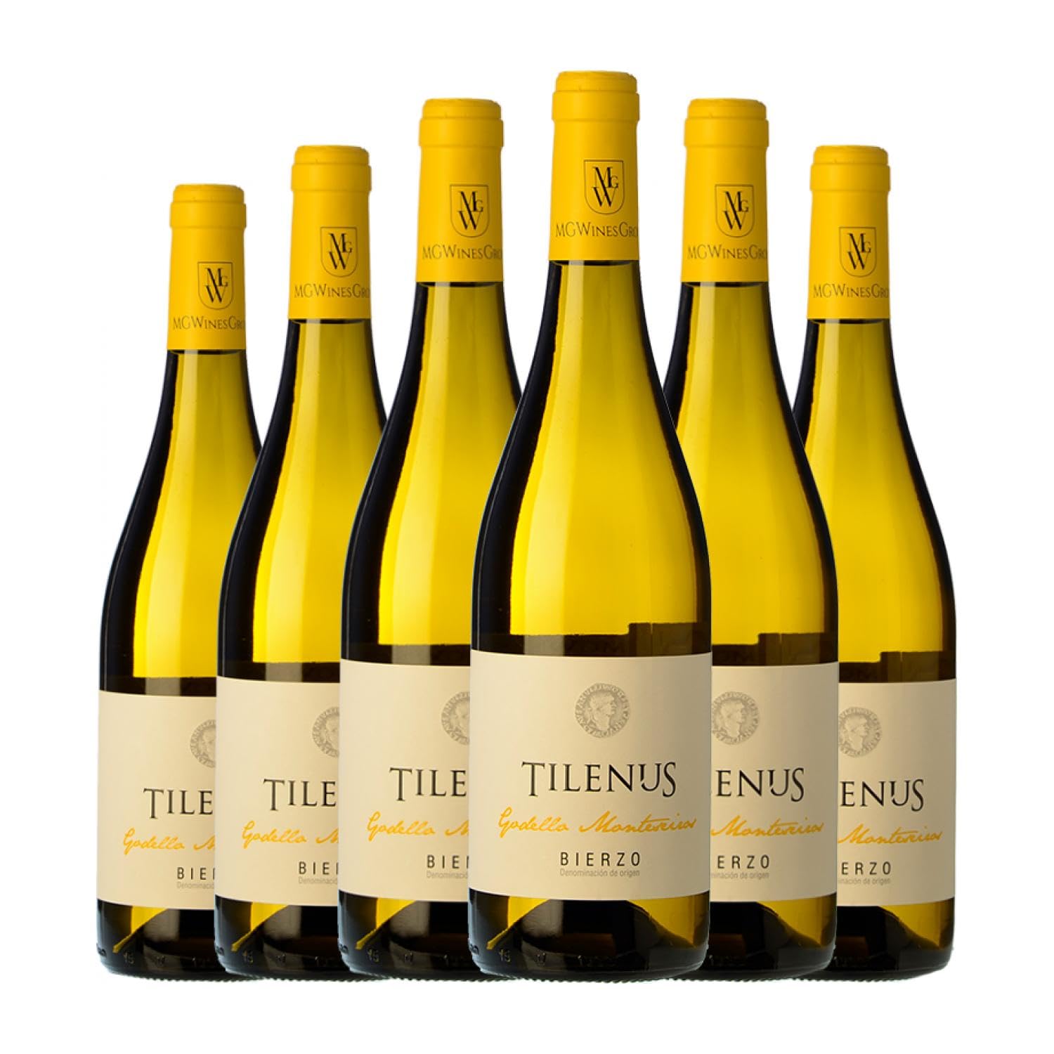 Estefanía Tilenus Monteseiros Godello Bierzo 75 cl Vino blanco (Caja de 6 Botellas de 75 cl)