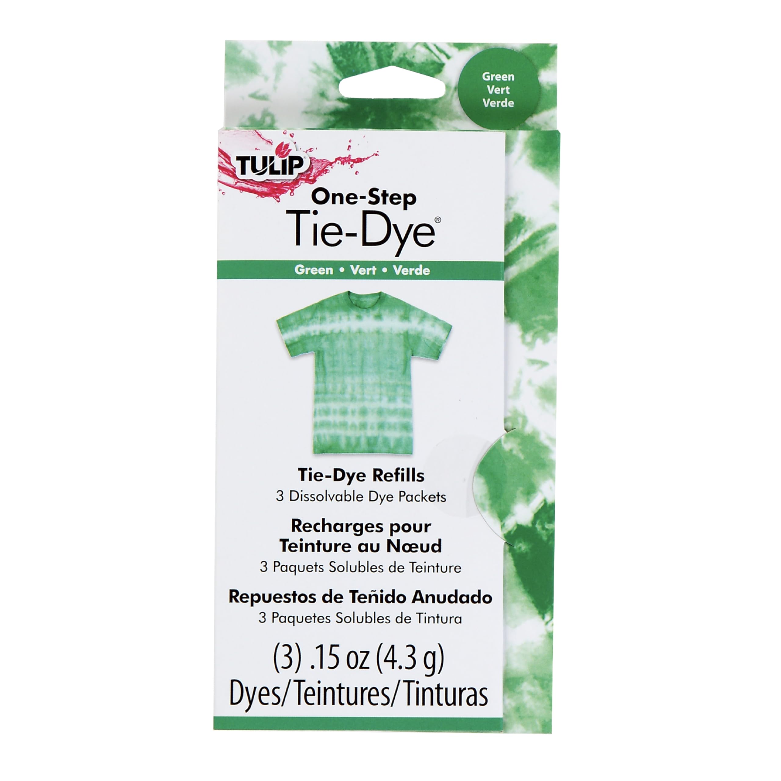 One-Step Tie-Dye Kit Dye Refills Green