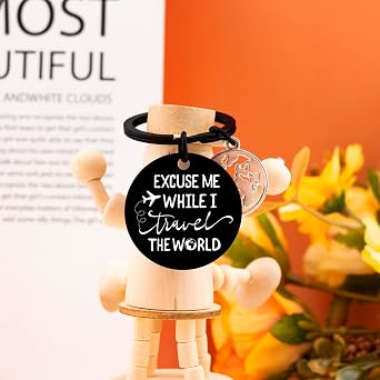 Travel Gifts for Women Unique Gifts for Travelers Women Creative Travel Keychain Gift for International Travelers Cool Stuff Traveler Accessories Traveling Gift Ideas Traveling Stuff