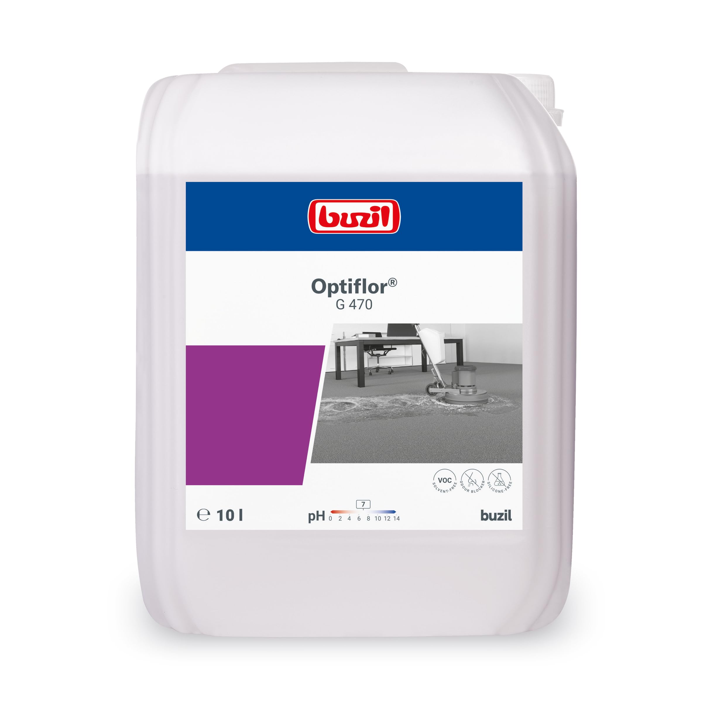 Buzil G470 Optiflor - Champú para alfombras (10 L)