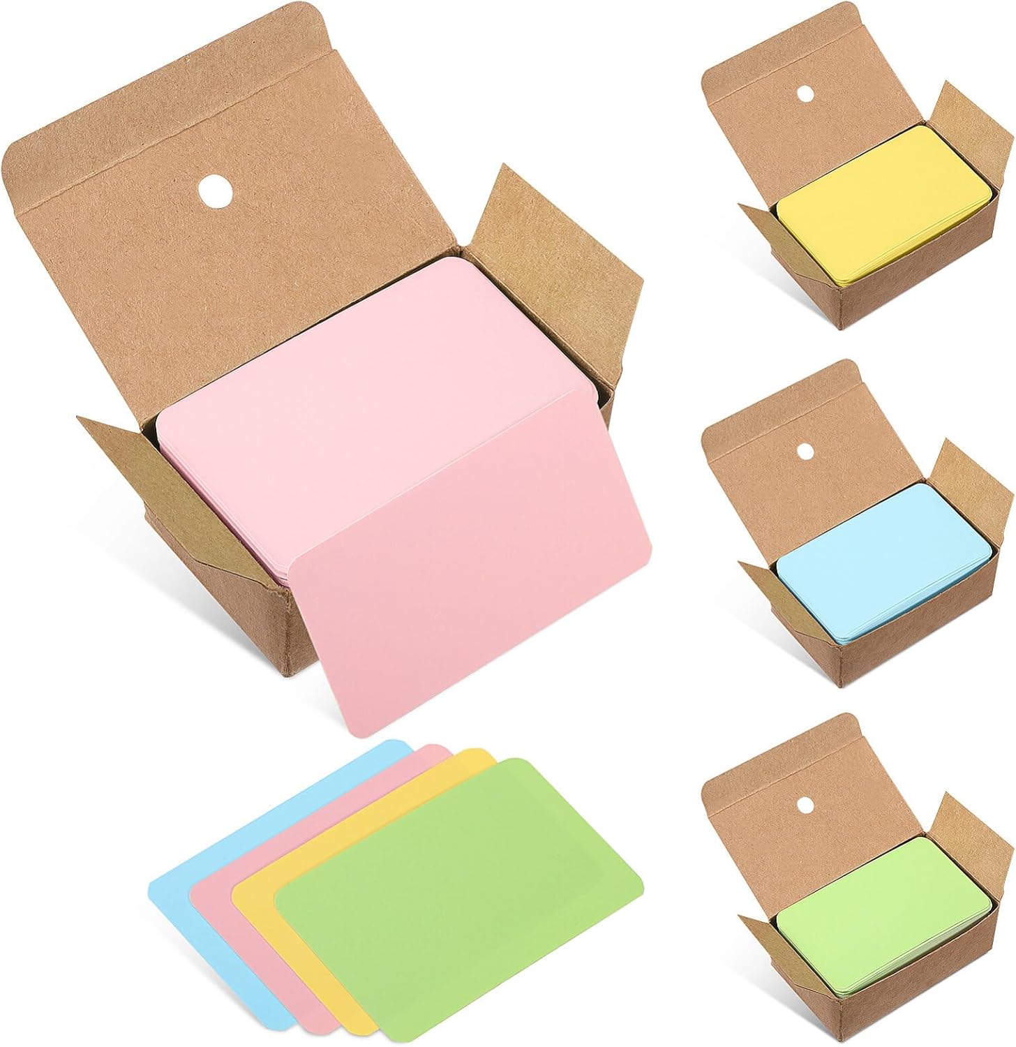 Tofficu Diy Index Cards Paper Cards Multi-design Blank Business Study Blank Paper Name