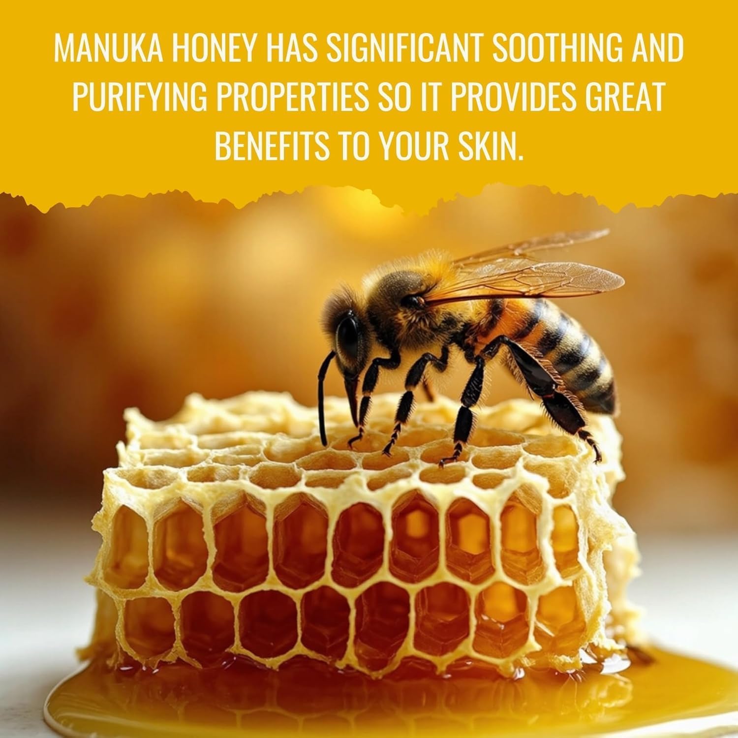 Bee Venom Face Serum for Face and Neck with Manuka Honey, Goji Extract and Vitamin E | Plant Based Formula | Carefully formulated to keep your skin young and healthy! (Pack of 2)