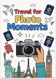 Travel Enthusiast Poster Print - Playful Travel Wall Decor - 13x19 - Modern Adventure Style