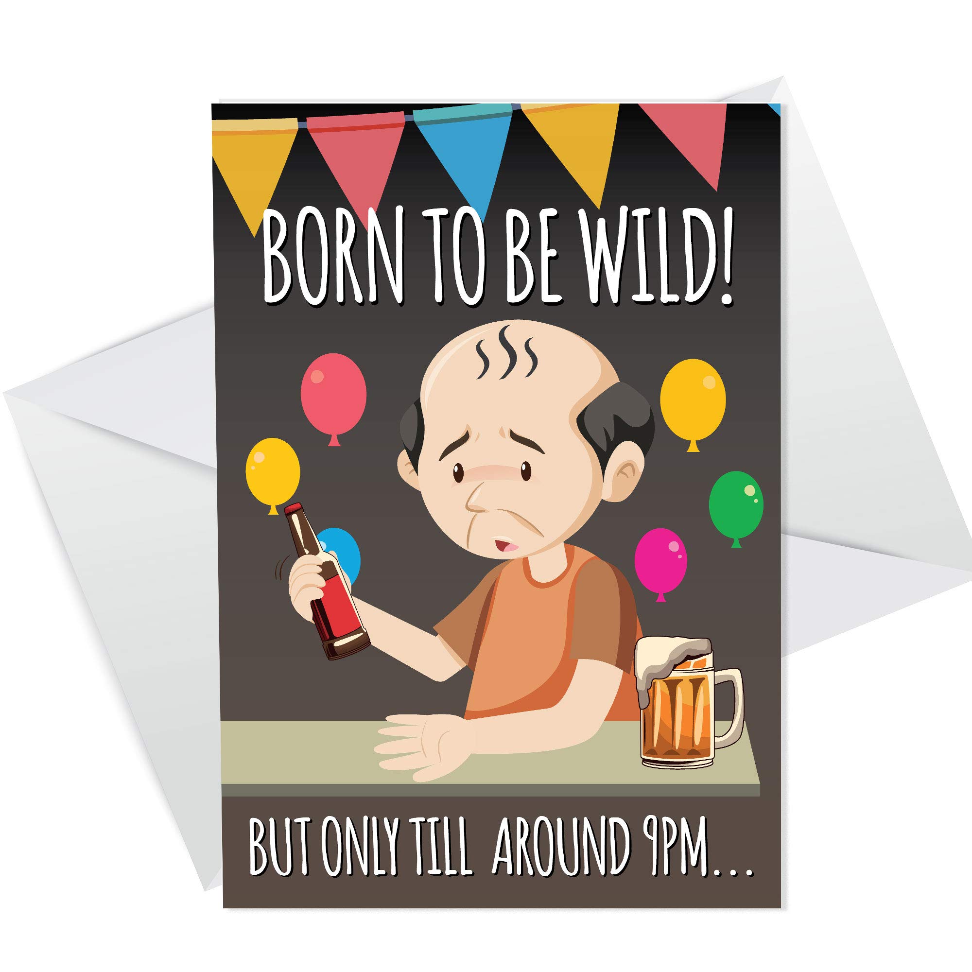 FUNNY Card For Him Her 40th 50th 60th Birthday Card For Men Women Novelty