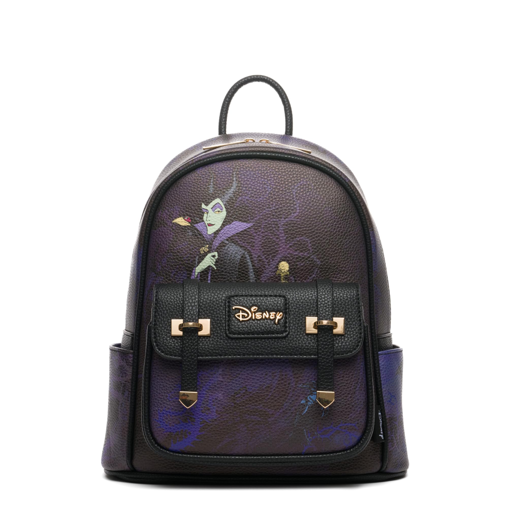 Wondapop Disney Villains Maleficent 11" Vegan Leather Fashion Mini Backpack