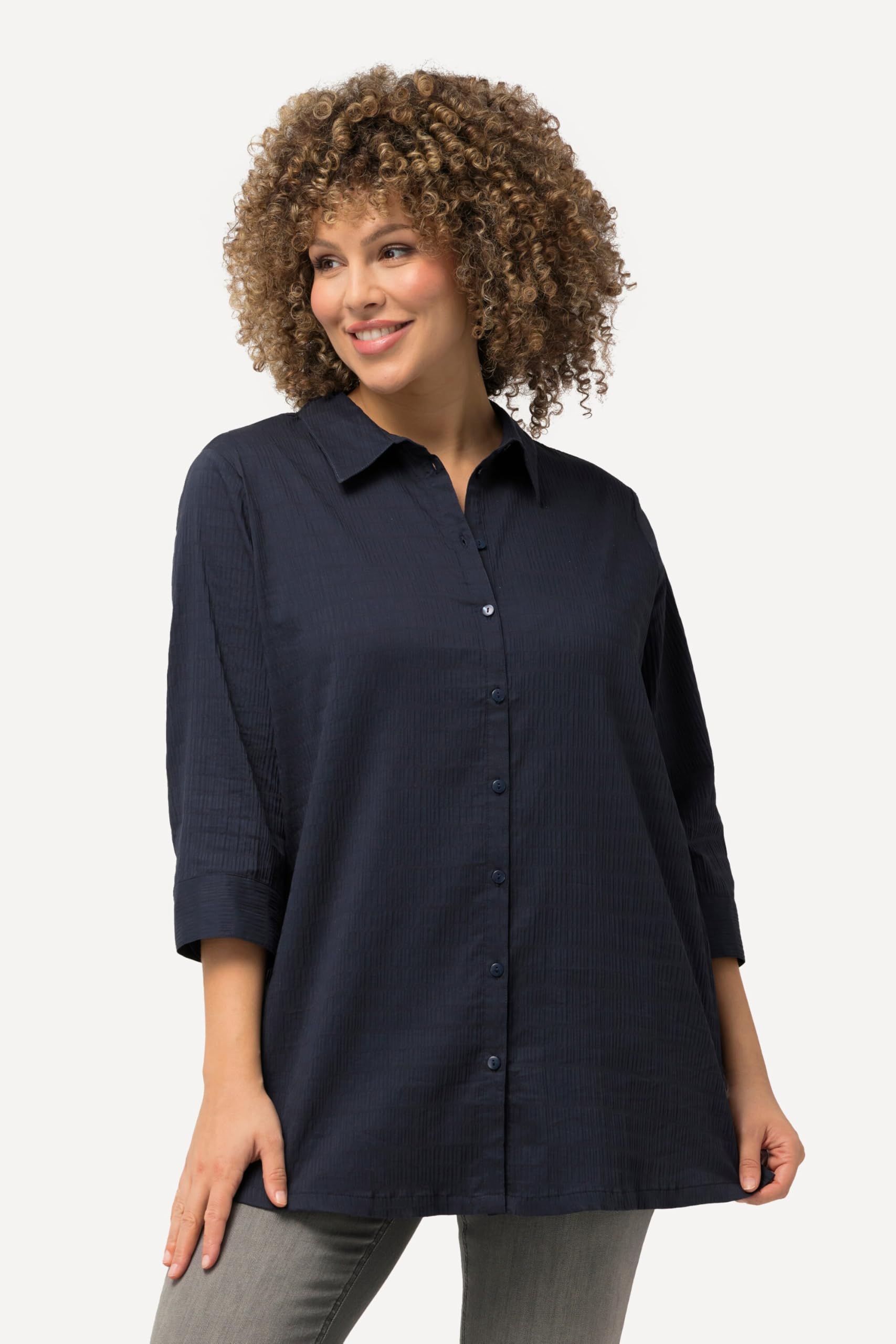 Ulla Popken Mujer Blusa Camisera