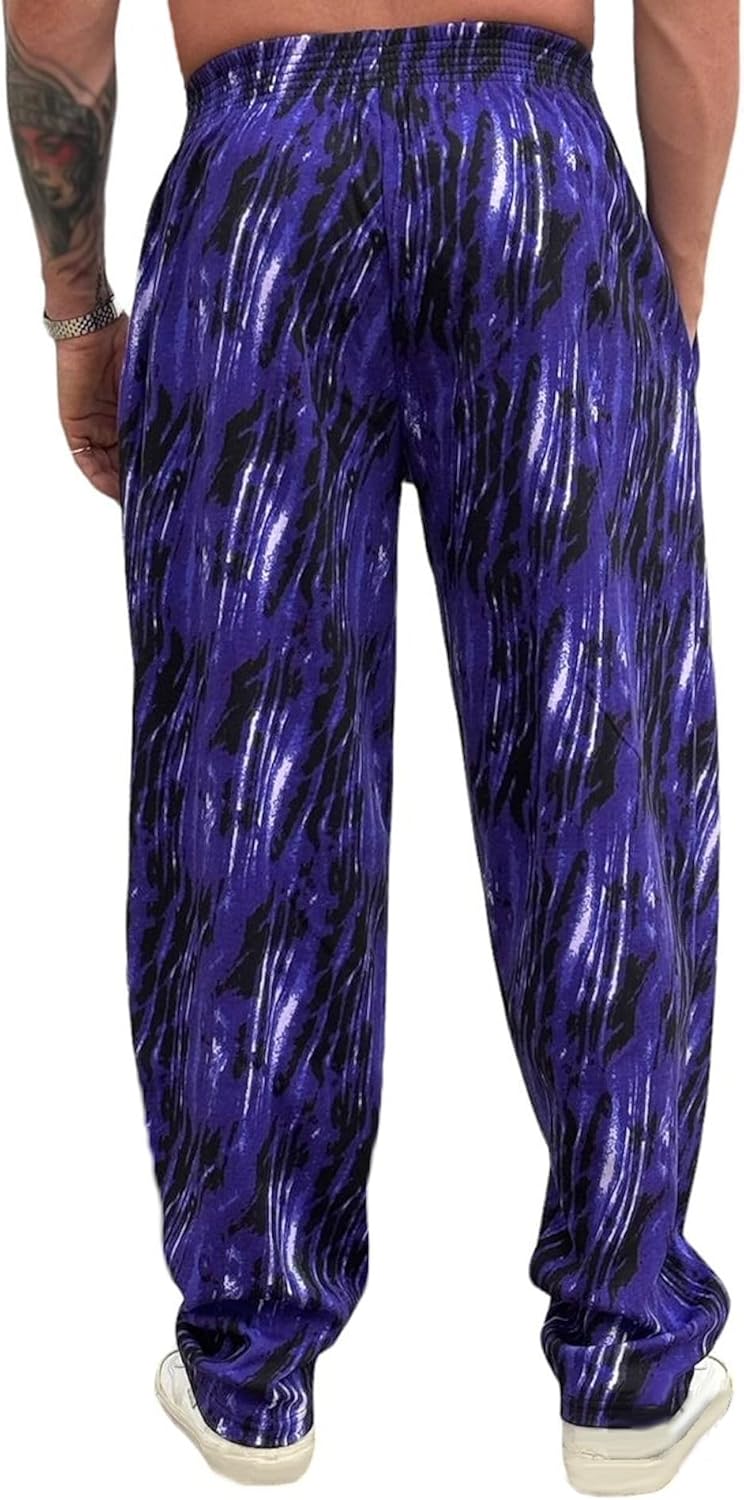 Mens/Womens Baggy Workout Pants Bodybuilding Gym Fitness Active wear in Our Galaxy Design