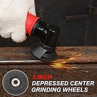 Vista 3 de SI FANG Muela abrasiva de 2" para mini amoladora angular de aire de 2 pulgadas, paquete de 25