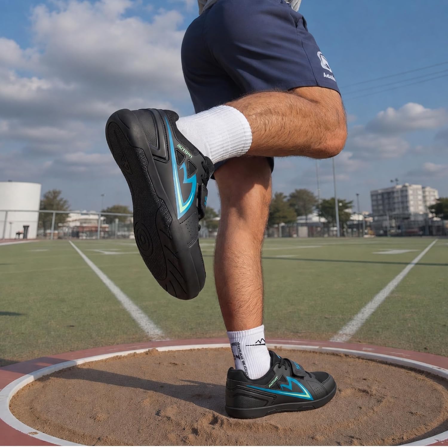 Throwing Shoes for Shot Put, Discus and Hammer Throw,Carbon Plate Track and Field Throwing Shoes with Rotational Rubber Outsole for Men Women Youth Athletes, Training and Competition
