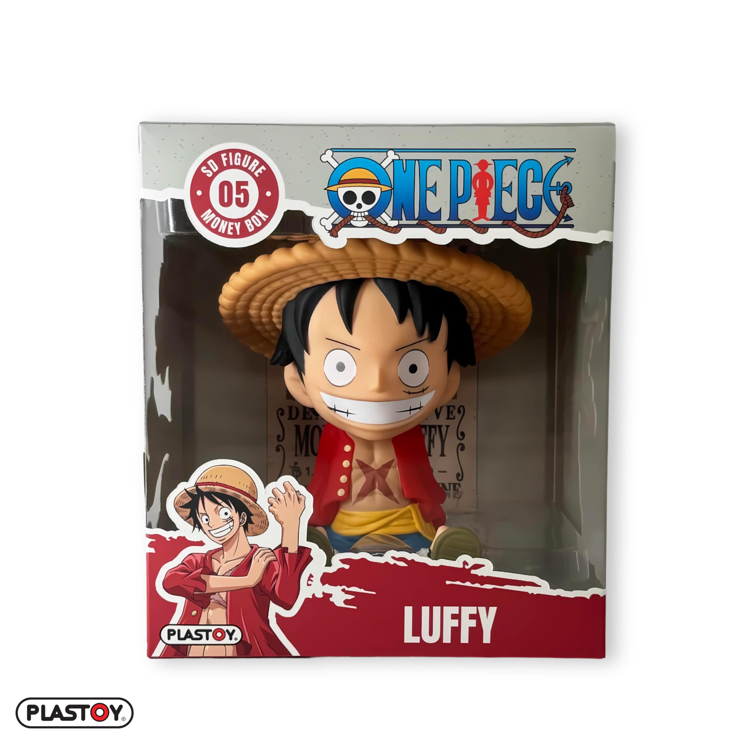 Plastoy One Piece Tirelire Luffy - Plastique - 16 cm