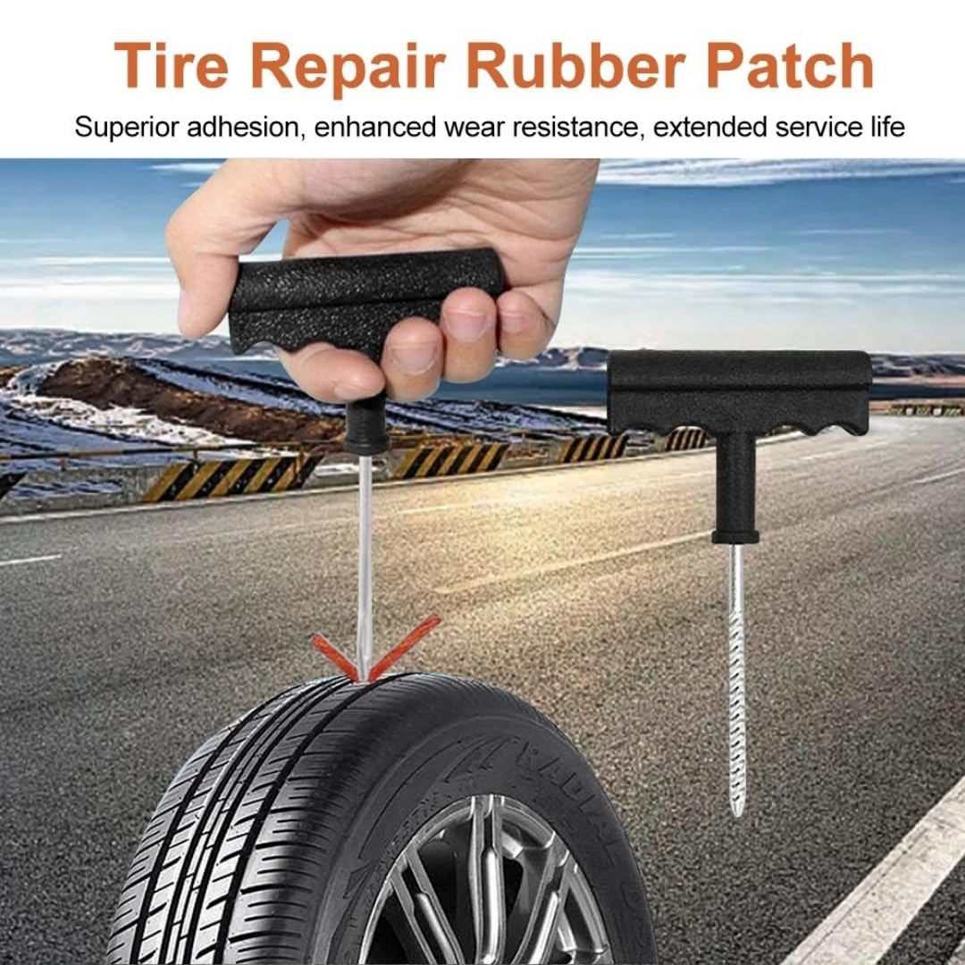 Kit de Emergencia para Coche, Arrancador de Coche de 1200 A con inflador de neumáticos de 150 PSI, con Kit de reparación de neumáticos