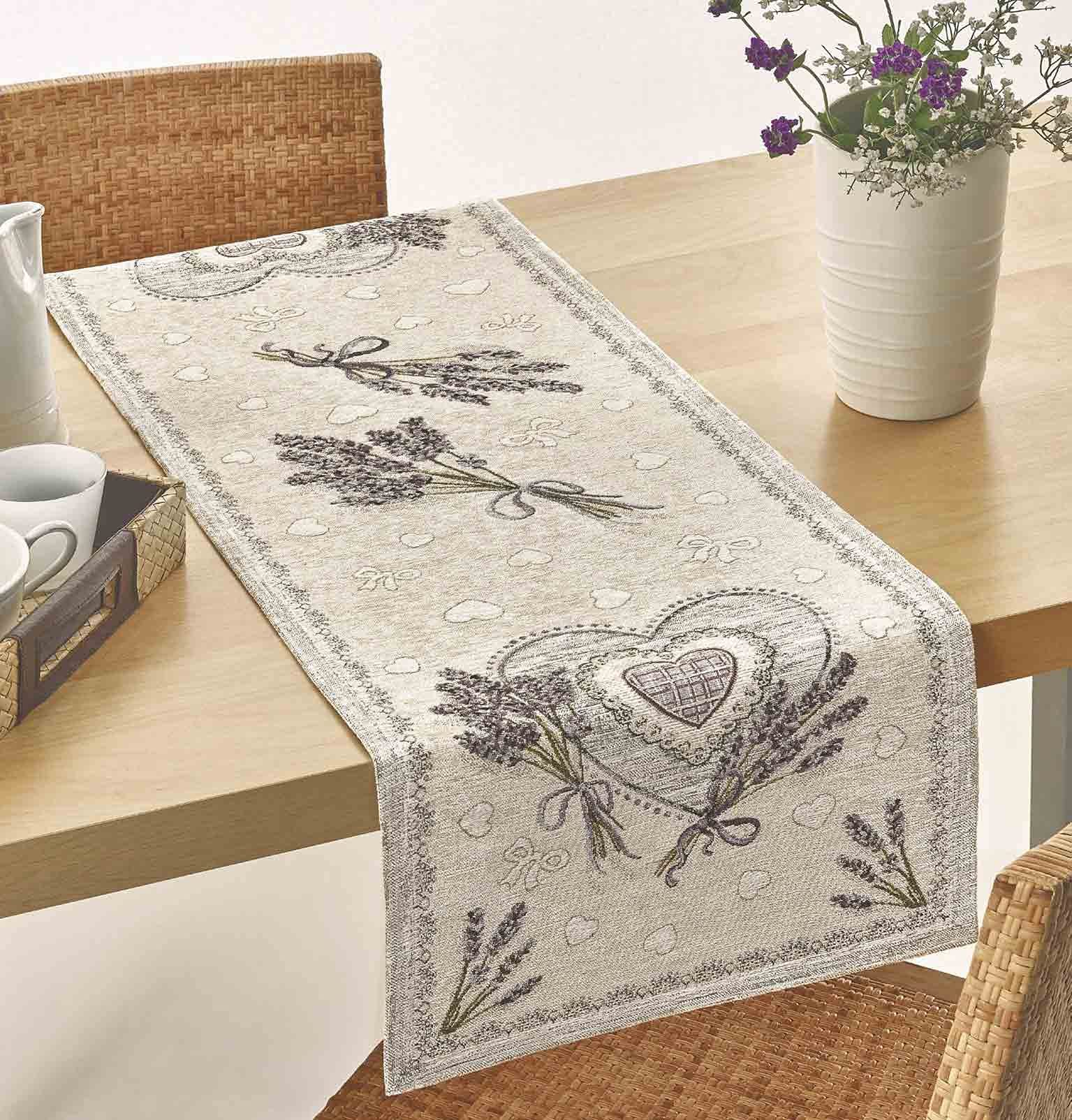 Sizo Flor® Runner Da Tavolo Originale In Rotolo, 20 Cm X 25 Metri, Colore Lavanda (Viola 5400)
