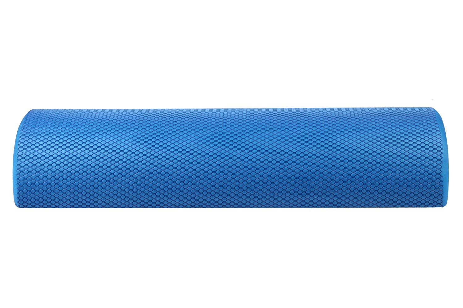 Yoga Half Foam Roller (Size:15x45CM) Dots Muscle Roller Massage Deep Tissue Roller Back Leg Body Roller Help Muscle Stretch Physical Therapy Self Myofascial(FBA) (Blue, 15x45 CM)-image-6