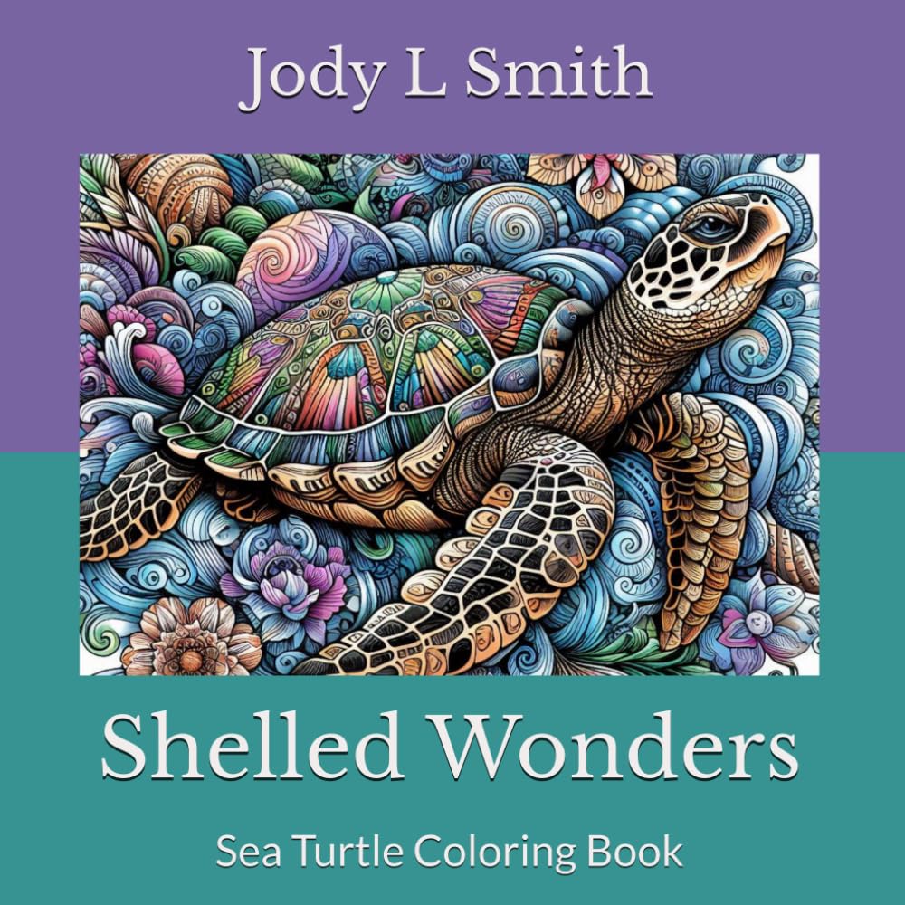 Shelled Wonders: Sea Turtle Coloring Book