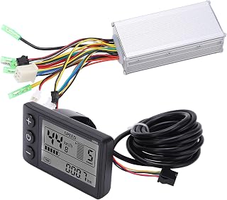 LBEC Electric Bike Controller Meter Kit, IP65 Grade Waterproof LCD Display 22A Power 500W 750W Electric Bike Controller
