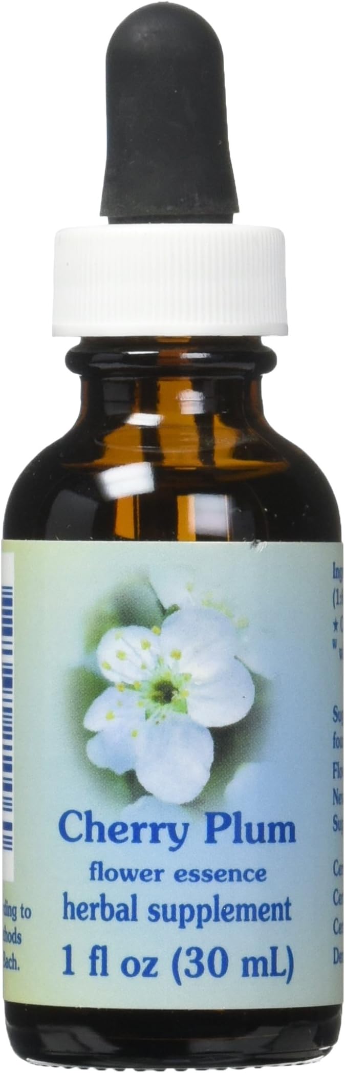 Flower Essence Services Dropper Herbal Supplements, Cherry Plum, 1 Ounce