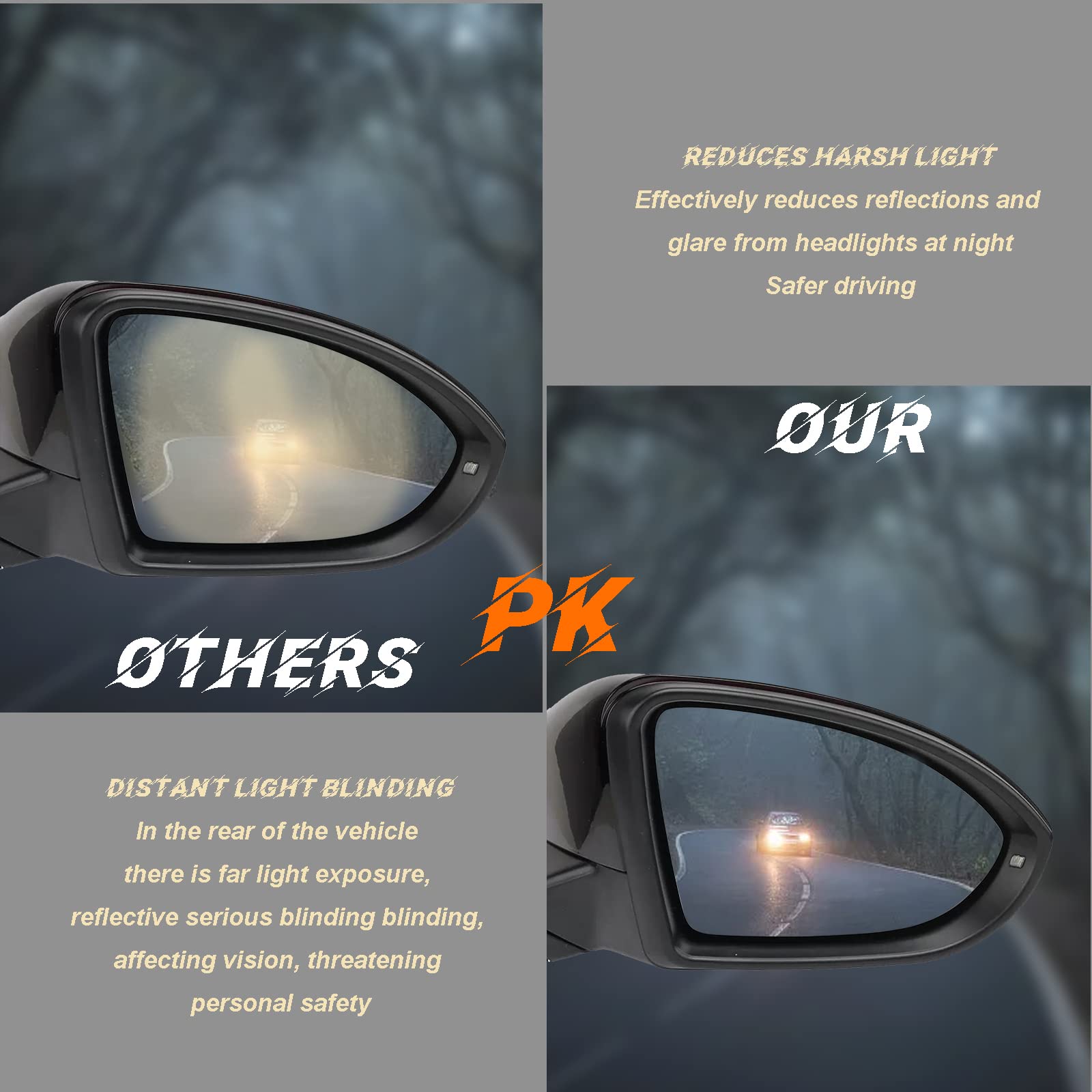 Vetro Specchietto Retrovisore Destro Per Golf 7 | Con Riscaldamento | Blu | Piastra Di Supporto Inclusa - Foto 3