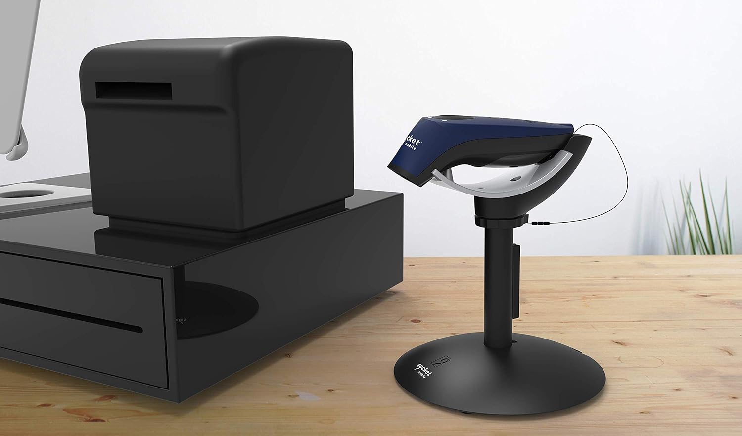Socket Mobile Charging Stand in a retail environment