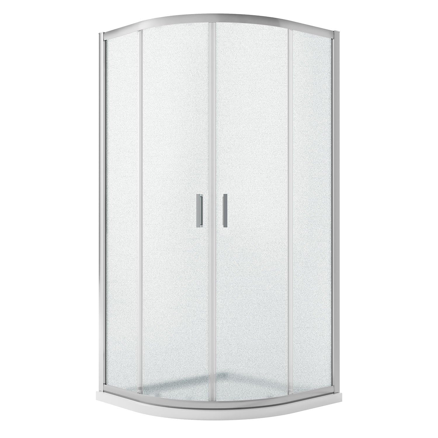 Box Doccia Semicircolare 80x80 H198 Stampato C 6mm mod. Ready