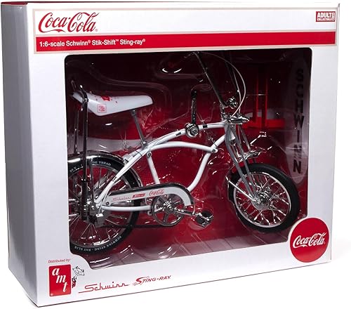 Miniatura 1 de AMT Schwinn 1960 Coca Cola (Blanco) Bicicleta Diecast Escala 16