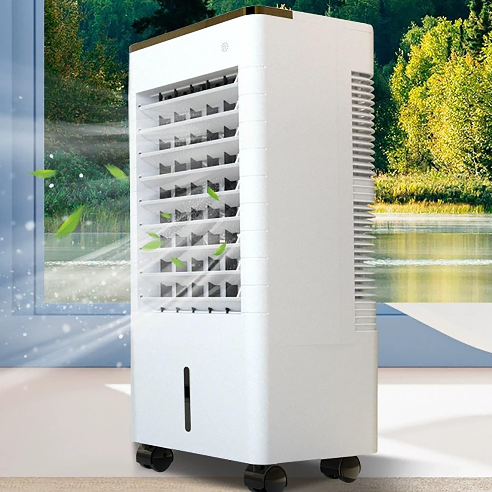 Indoor Swamp Cooler, Portable Evaporative Air Cooler with 3 Speeds, 12H Programmable Timer
