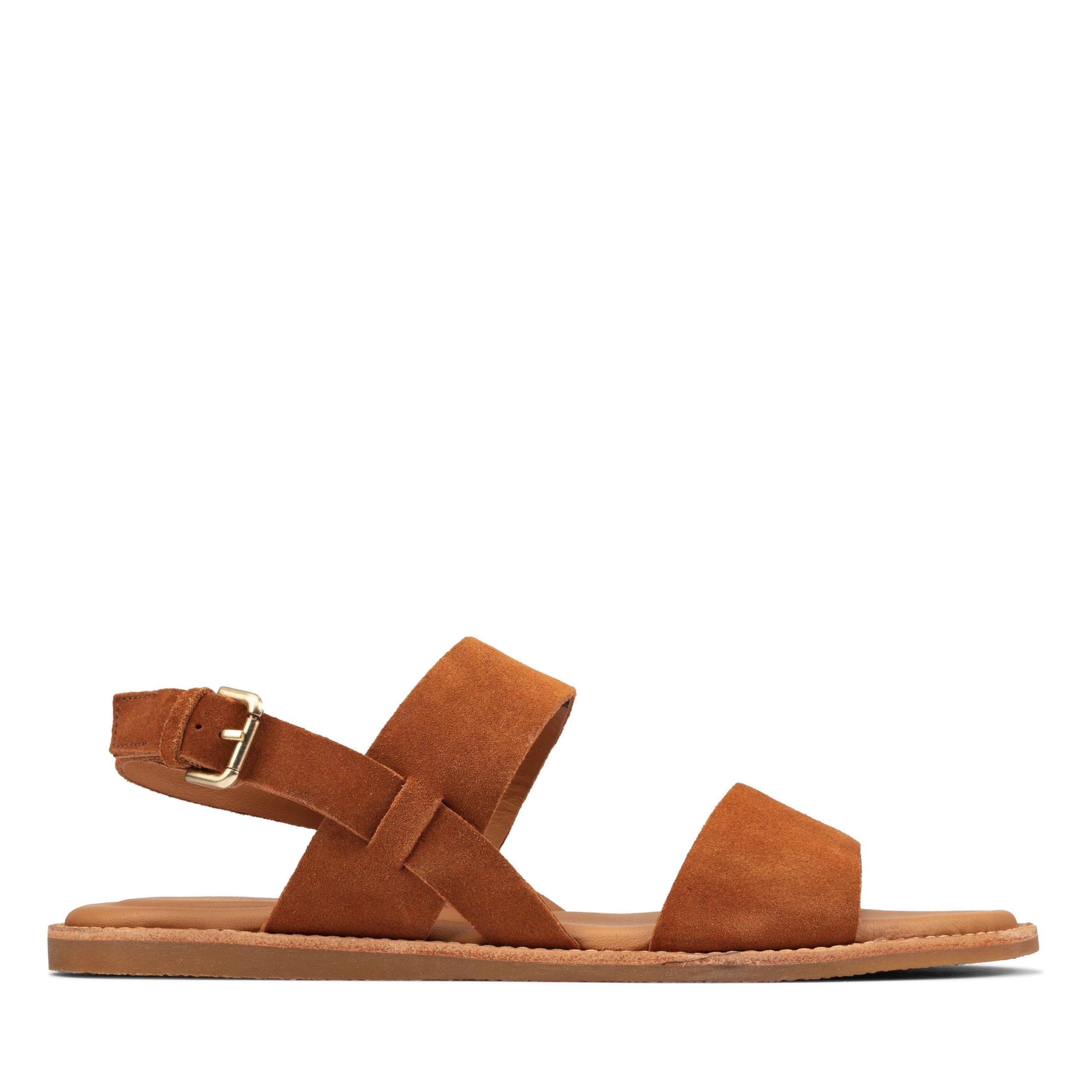 Clarks womens 26158538 Tan Suede Flat Sandal - 3.5 UK (261585384) (B08GKW5Y9G) Amazon Price History, Amazon Price Tracker