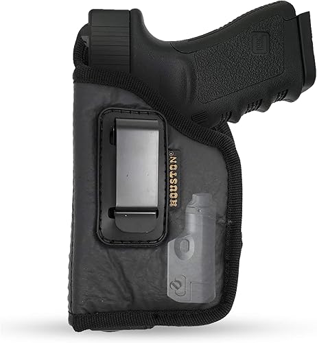 Miniatura 7 de IWB - Funda para pistola de Houston  Ocultación de piel ecológica dentro de la cintura con clip de metal se adapta a la mayoría de las compactas y