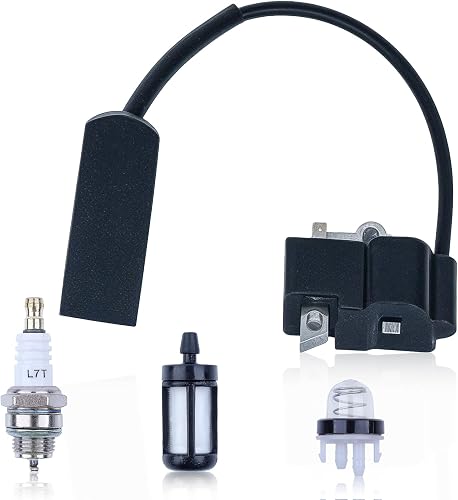BR430 Blower Ignition Coil Spark Plug Kit for Stihl BR350 BR450 BR 450 430 350 Backpack Leaf Blower Parts SR430 SR440 SR450 Sprayer 4244 400 1303, 4244 400 1307, 4244 1301 B, 4244 1305 A