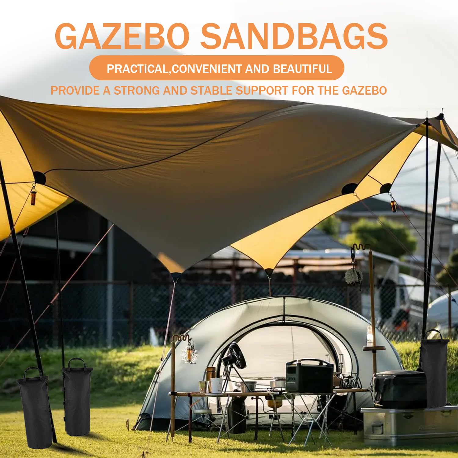 Set Di 4 Pezzi Pesi Per Gazebo Sacchi Di Sabbia Riempibili Per Gambe Ombrellone Qualita Industriale 600d Zavorre Universali Per Qualsiasi Gazebo Pop Up Tenda Resistente Con Doppia Cucitura Nero 53507865