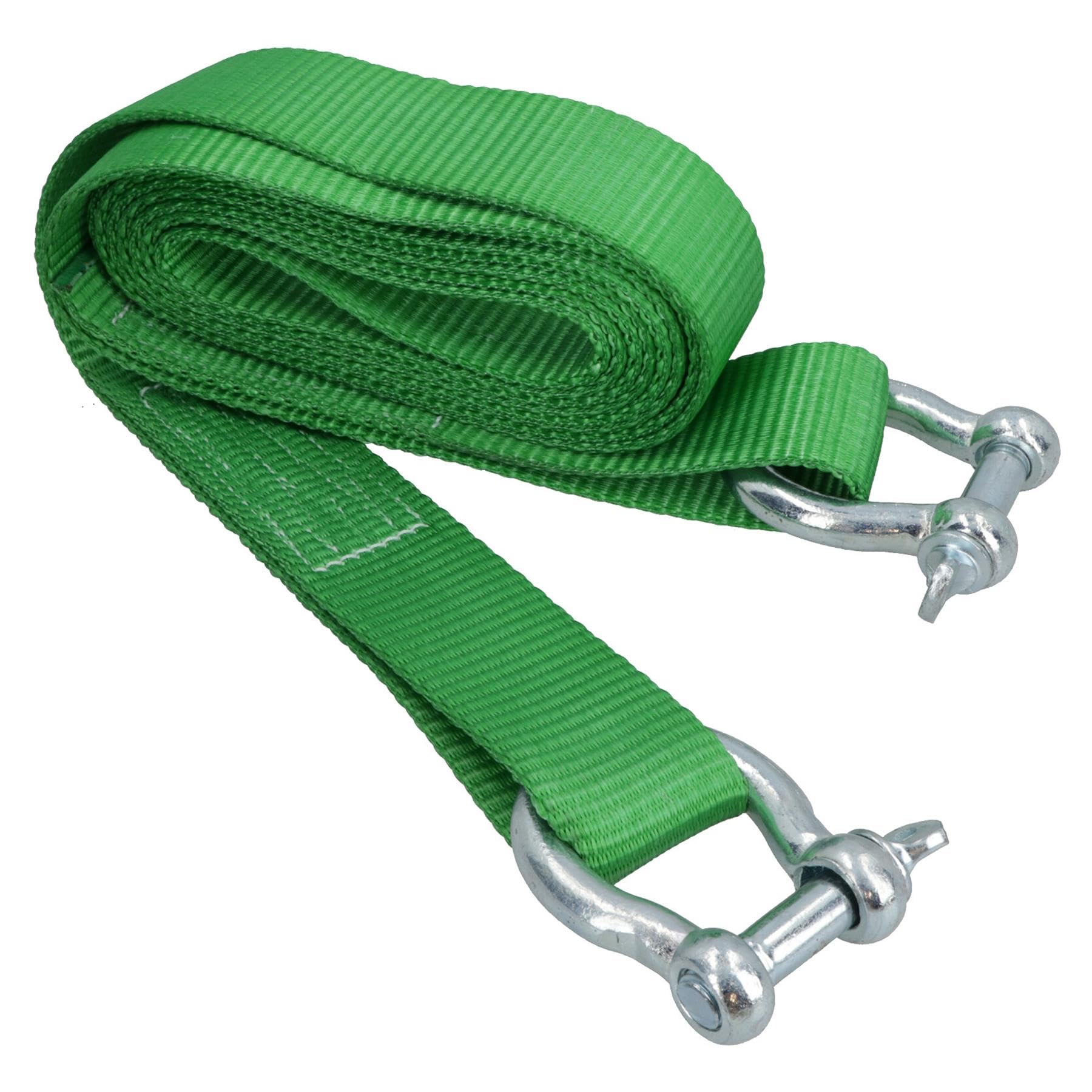 AB Tools Sznurki holowników/przejęcie drogi z dwoma manillami 4 m 8 t SM009