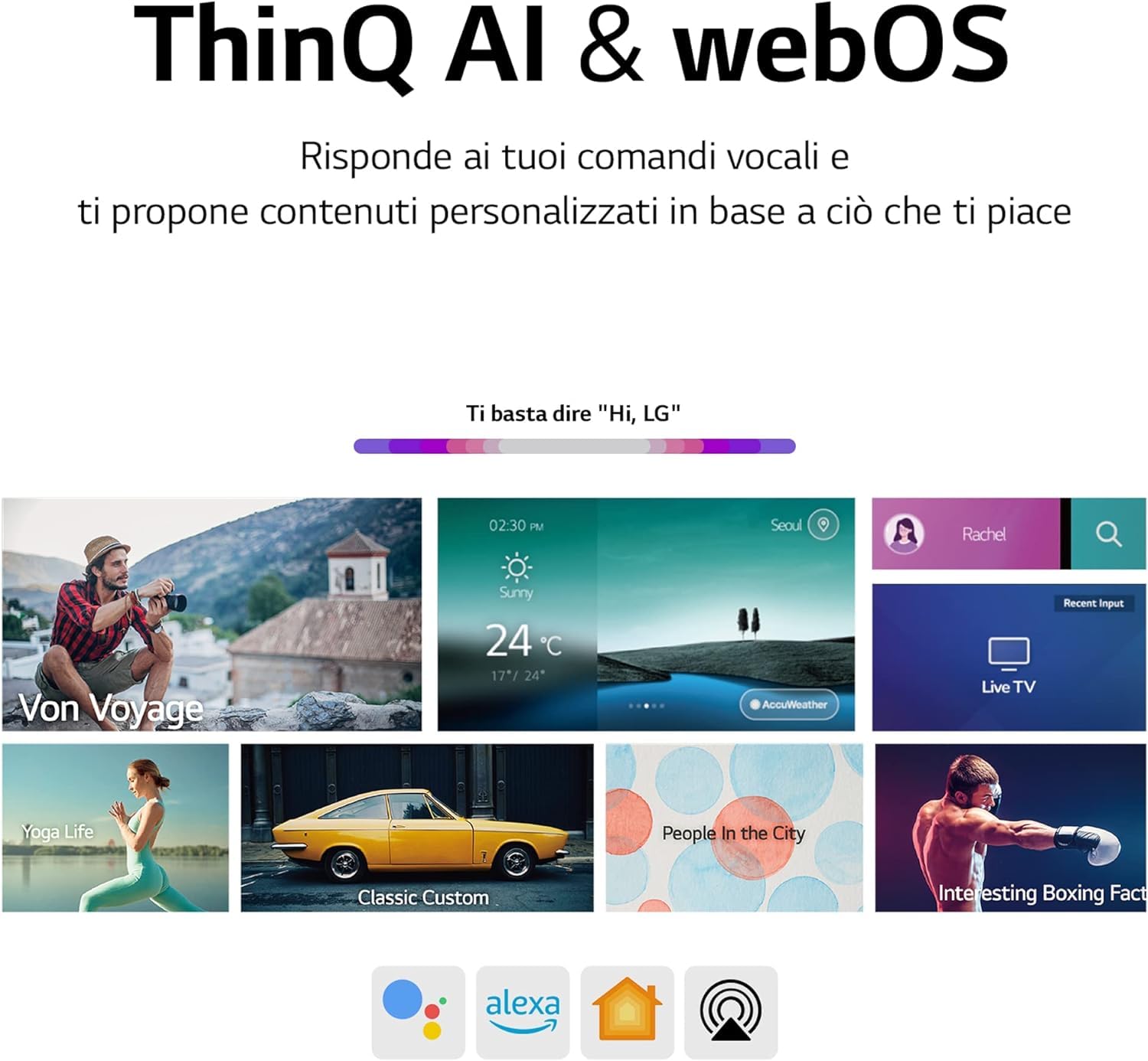 LG 65QNED916QA Smart TV 4K 65" TV Mini LED QNED91 2022 con Processore α7 Gen 5, Precision Dimming Pro, Dolby Vision, 2 HDMI 2.1 @48Gbps, VRR, Google Assistant e Alexa, Wi-Fi, webOS 22