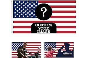 Custom Picture Flag 3X5 Ft Personalized America Wall Flag Add Your Own...